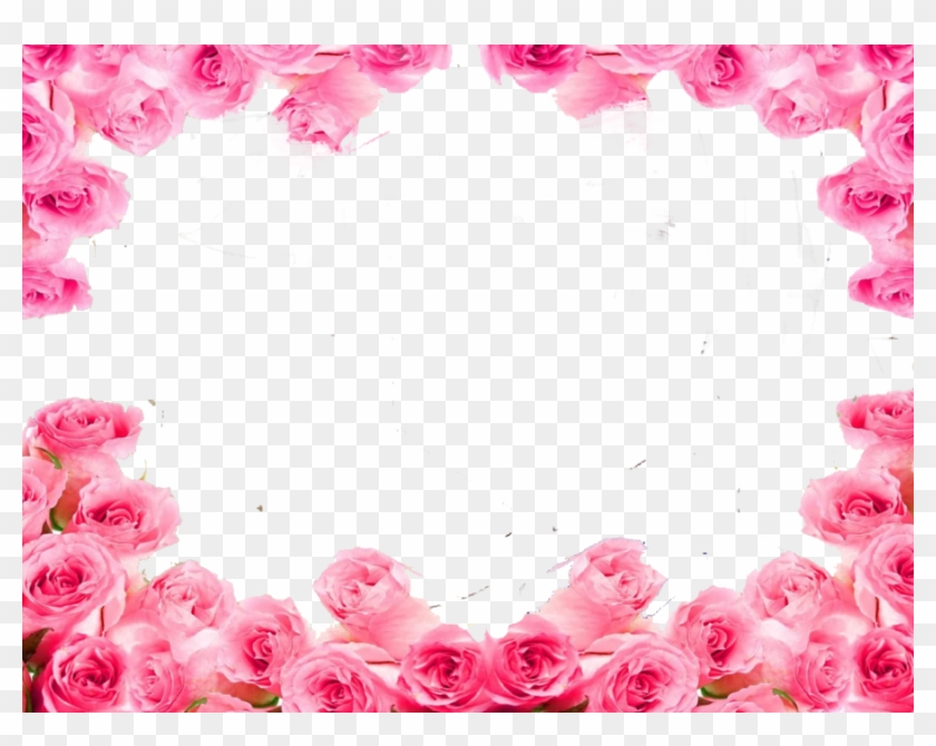 Free Pink Rose Frame - Fondos Rosa Para Texto #939946