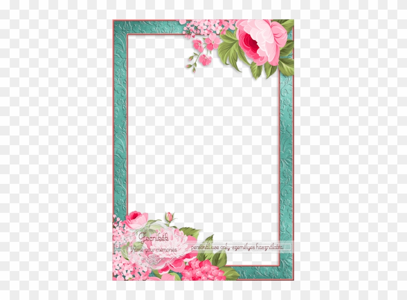 ~~ Pink Roses Frame - Symbol #939966