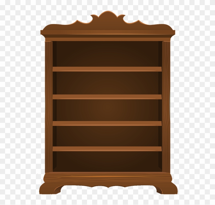 Furniture Clipart Empty Bookcase Pencil And In Color - Estante Vazia Png #939974