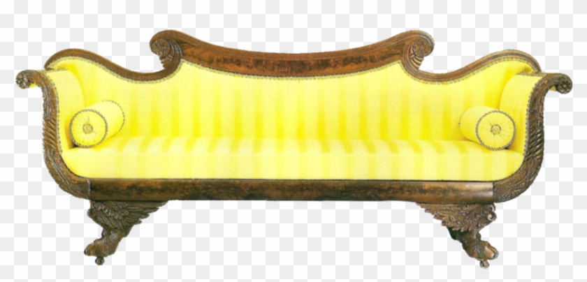 Yellow Antique Couch By Jinifur - Antique Couch Cartoon #940013