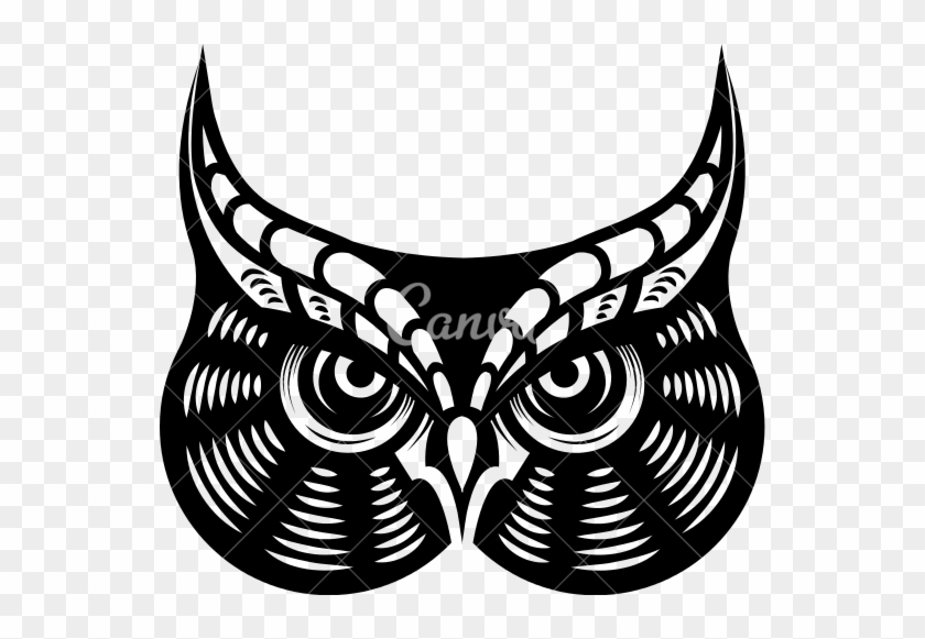 Horned Owl Clipart Icon - Owl Vector #940155