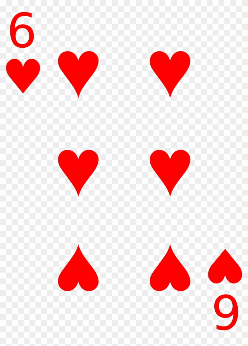 Cards 6 Heart - 6 Of Diamonds Playing Card #940184