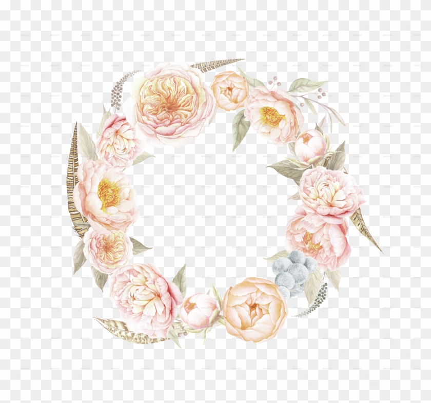 Vintage Flower Corner For Kids - Vintage Flower Wreath Png #940207