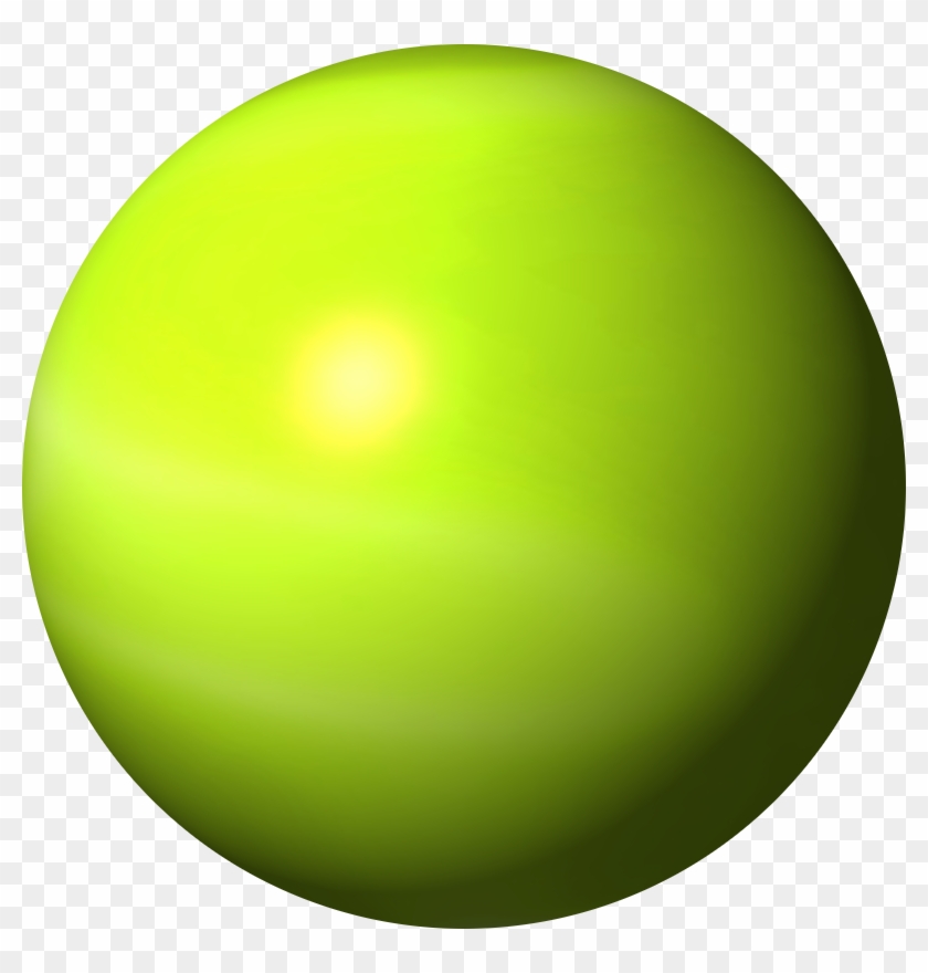 Lime Green Sphere By Clipartcotttage - Sphere Clipart #940219