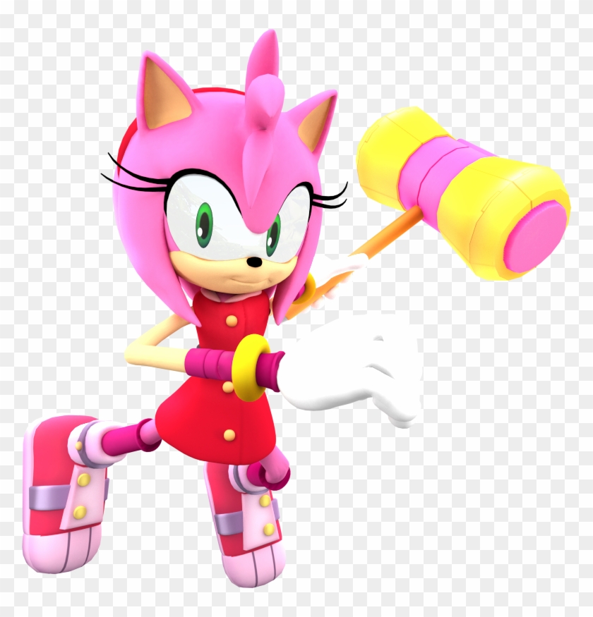 New Amy Render By Nibroc-rock - Sonic Boom #940315