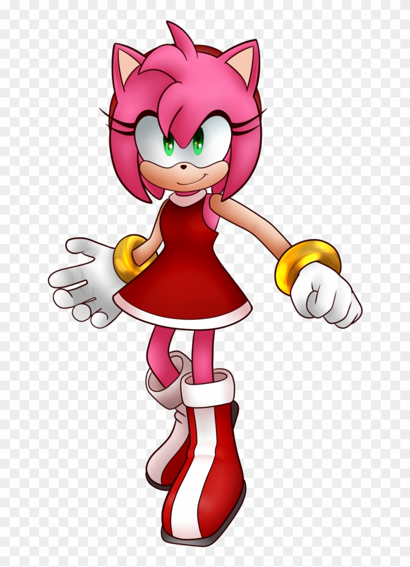 Amy Render Redraw By Pokesthepocky - Amy Rose Deviantart Render #940319