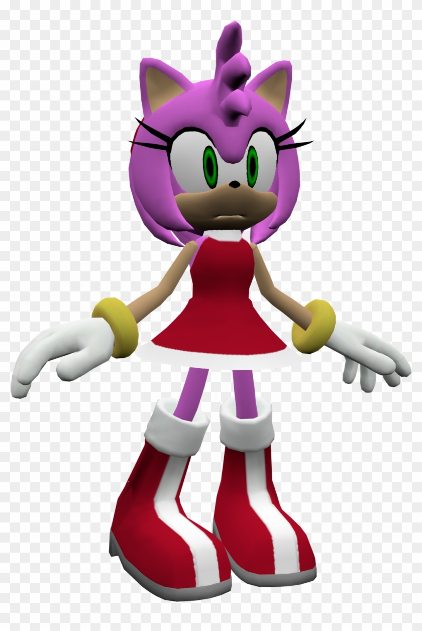 Amy Rose 2006 Render By Detexki99 - Sonic 2006 Amy Rose #940334