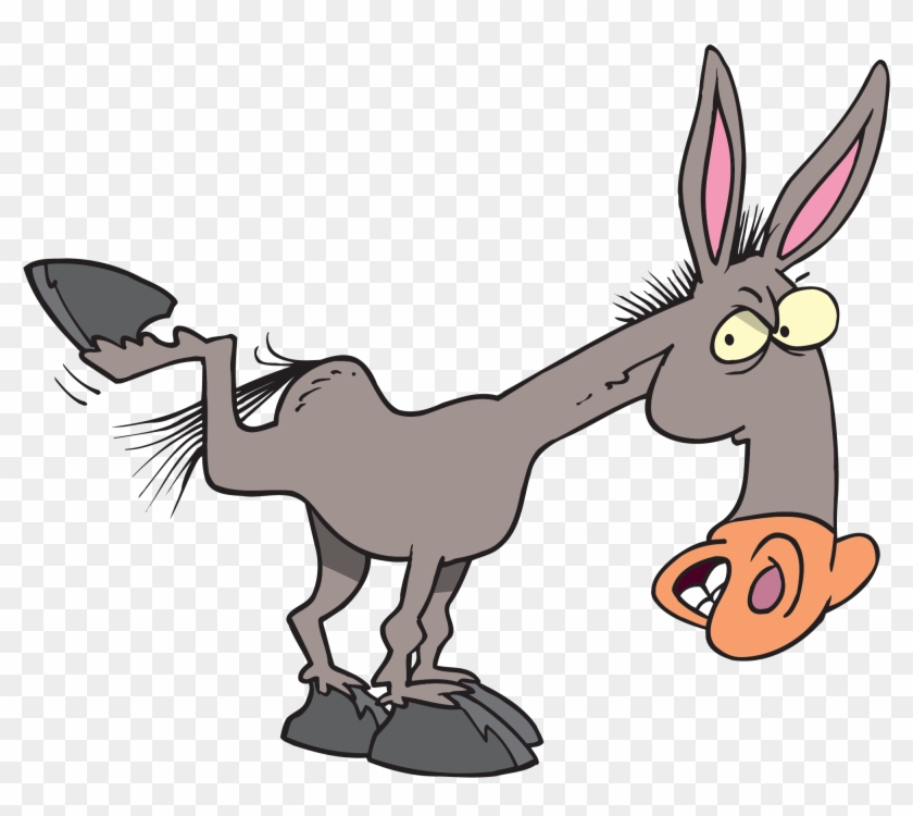 Mule Donkey Horse Cartoon Clip Art - 3drose Kick Parkinsons Disease In The Ass Awareness #940342