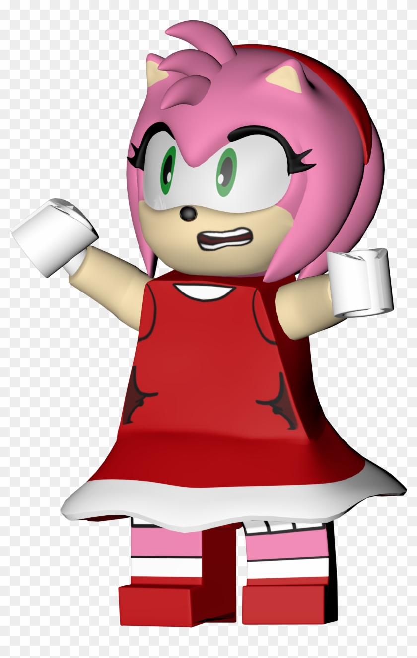 Lego Amy Render - Lego Dimensions Sonic Amy #940398