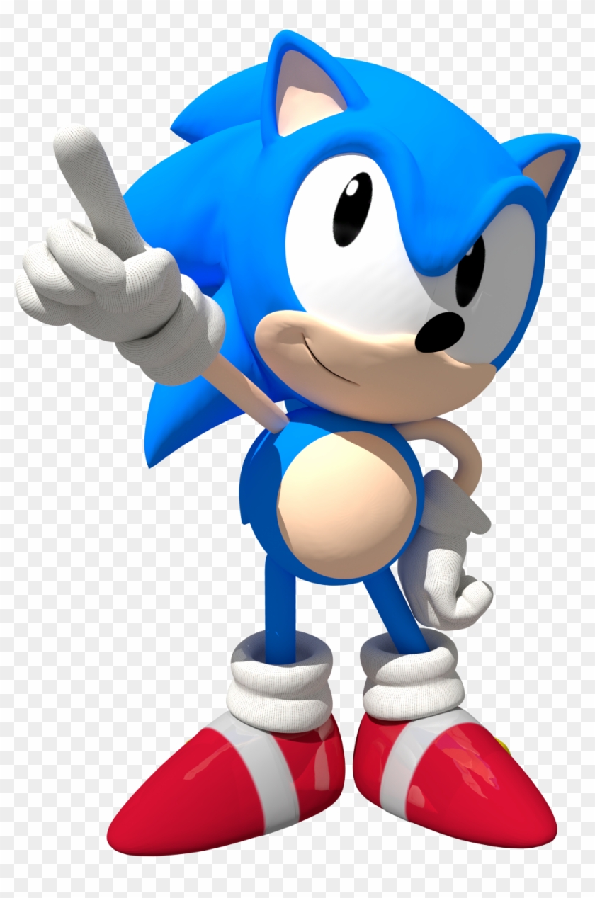 Classic Sonic The Hedgehog Transparent PNG - 621x549 - Free Download on  NicePNG