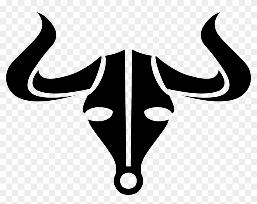 Taurus Cattle Bull Horn Clip Art - Bull Horn Silhouette #940439