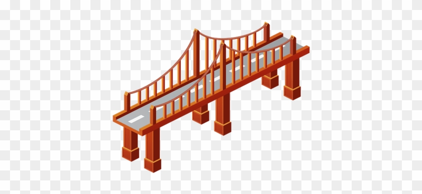 Bridge Clipart - Bridge Map Icon #940440