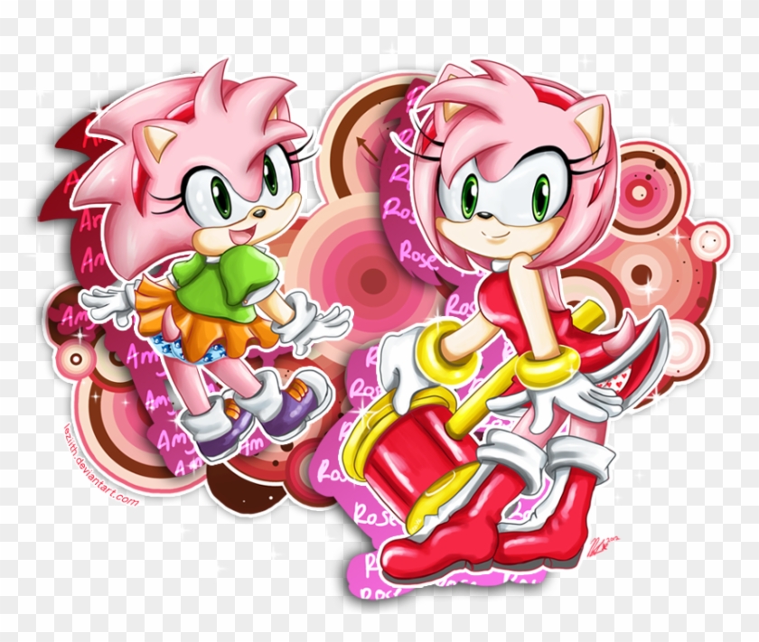 Amy Rose Classic And Amy #940477