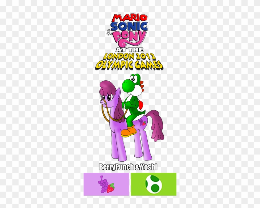Mario Sonic And Ponies London 2012 Olympic Games - Fluttershy And Luigi #940612