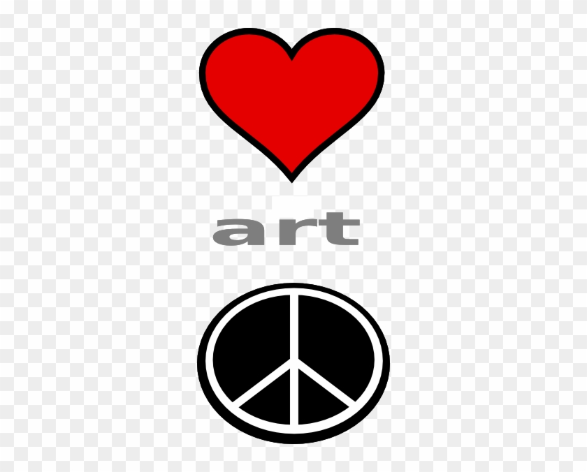 Love Art Peace Clip Art - Shirley's Door Mats Popular Simple Symbolpeace Love #940640