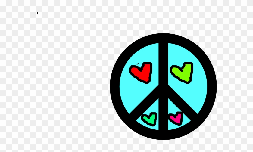 How To Set Use Hearts Peace Svg Vector - Clip Art #940655