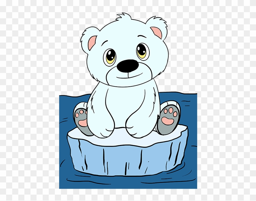 How To Draw A Polar Bear Cub In A Few Easy Steps Easydrawingguides - Polar Bear How To Draw A Bear #940681
