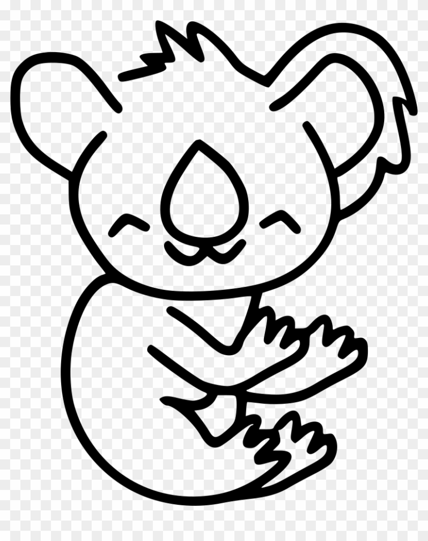 Koala Comments - Line Art #940703