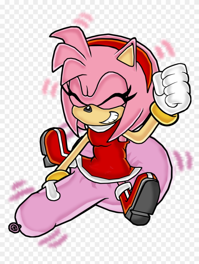 Amy Riding Balloon By Sonicfan86 On Deviantart - Sonic Battle Amy's Room #940775