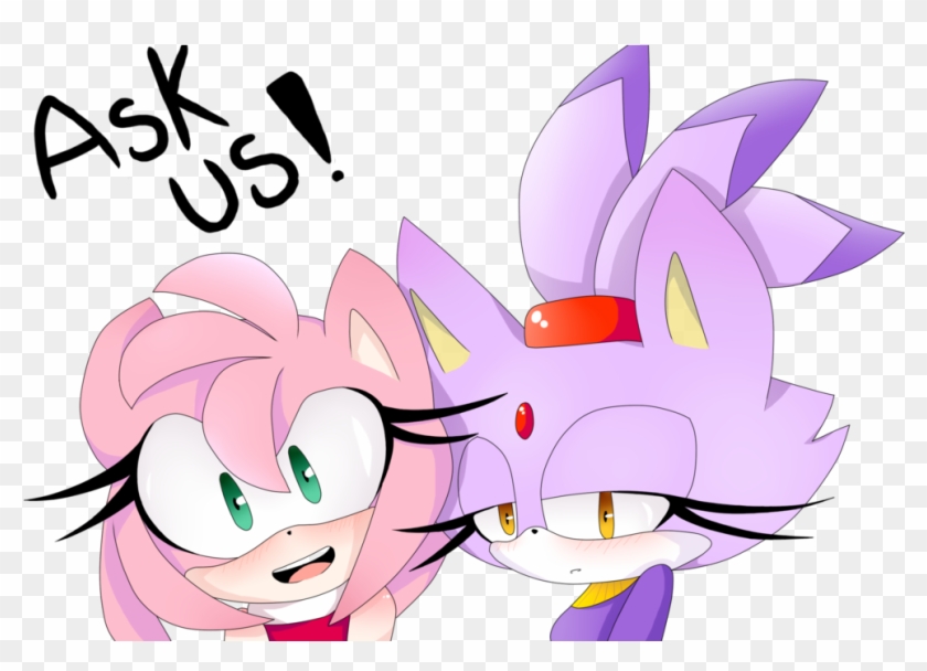 Ask Amy Rose And Blaze The Cat By Nami-love - Amy Rose X Blaze #940820