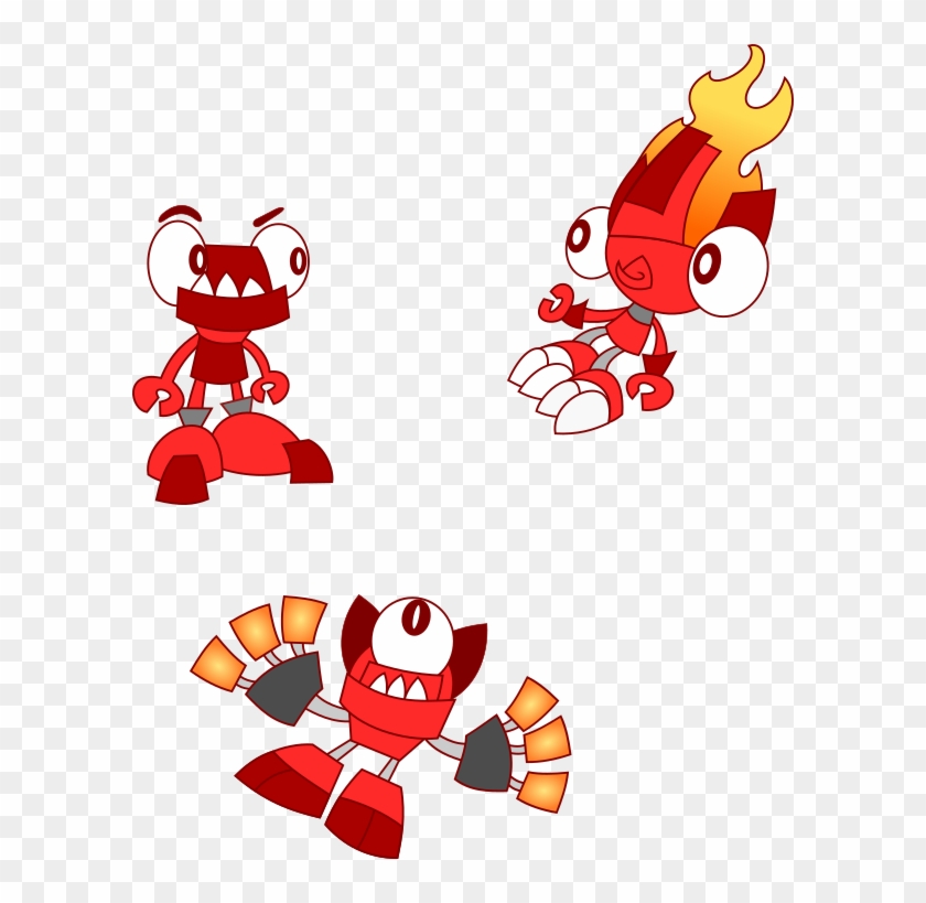 Itty-bitty Infernites By Supercoco142 - Mixels #940907