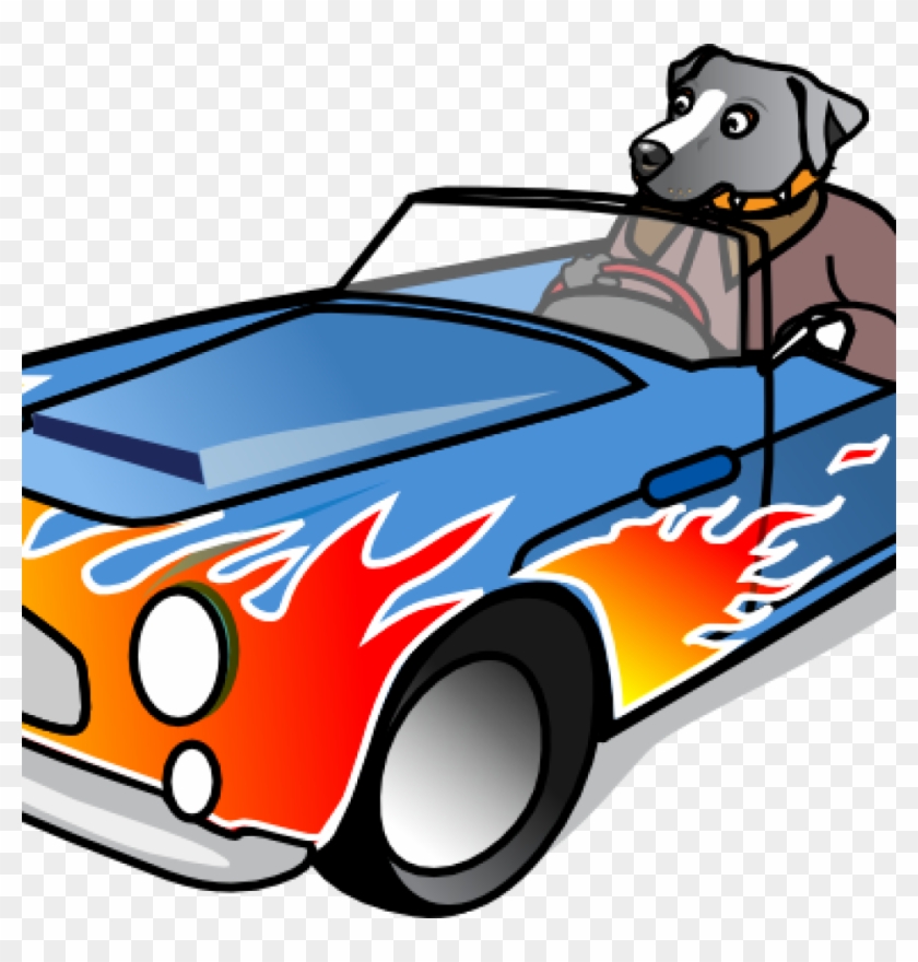 Sports Car Clipart Dog In Sports Car Clip Art At Clker - Clip Art #940948