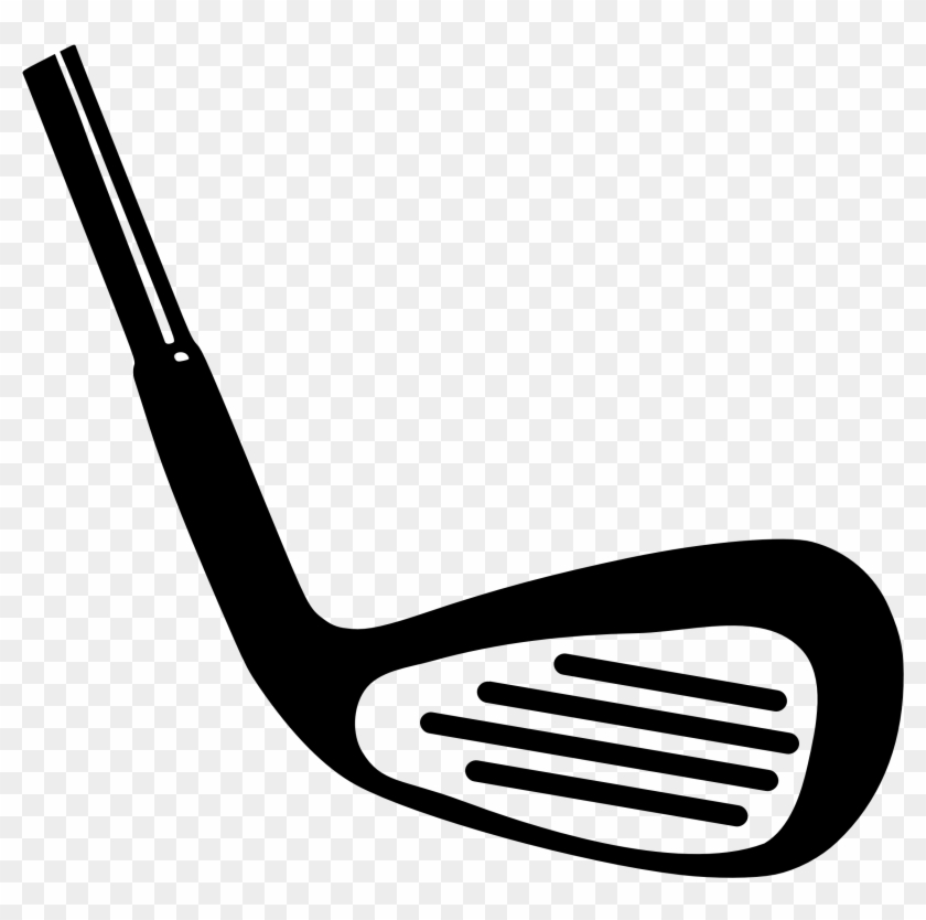 Golf Club Clip Art Black And White - Wedge #940978