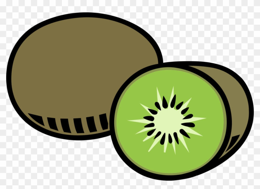 Vector Illustration Of Kiwifruit, Chinese Gooseberry - Kiwi Clipart #941047