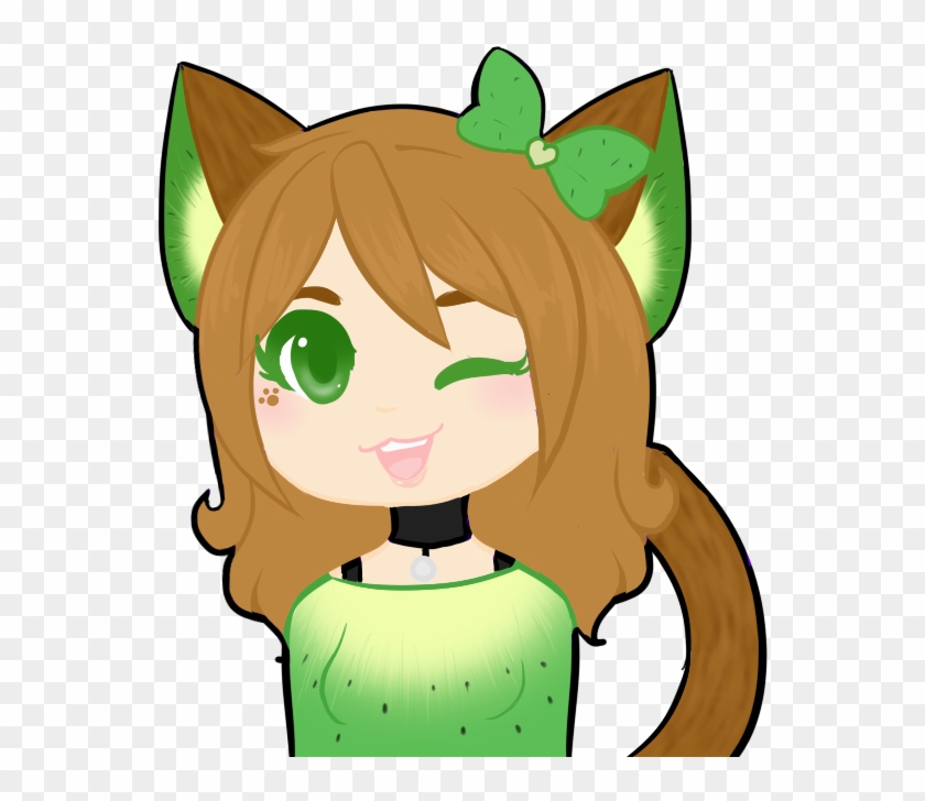 Kiwi Fruit Cat By Thecrimsonsorcerer - Kawaii Kiwi Cats #941093