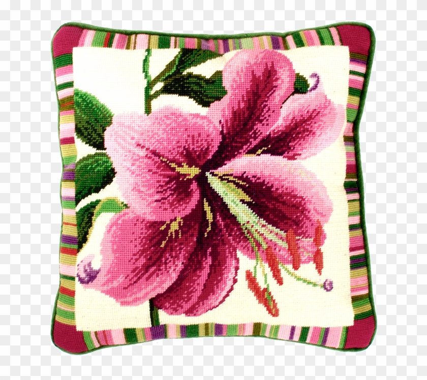Garden Flowers Lily Tapestry Cushion Kit Tf2 - Garden Flower Lily Cross Stitch Kit #941112