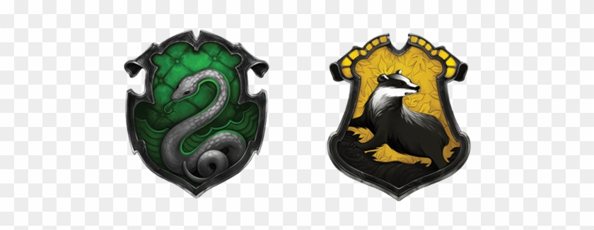 Slytherin And Hufflepuff Final House Crests - Thunderbird Ilvermorny House Colors #941160