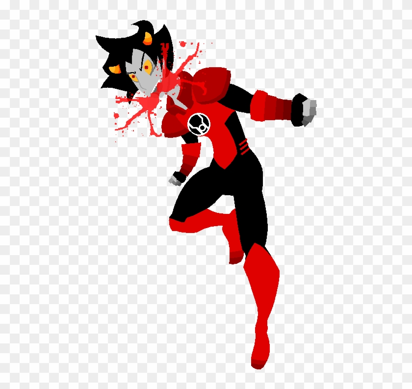 Karkat The Best Red Lantern By Gamerat514 - Homestuck God Tier Pose #941197