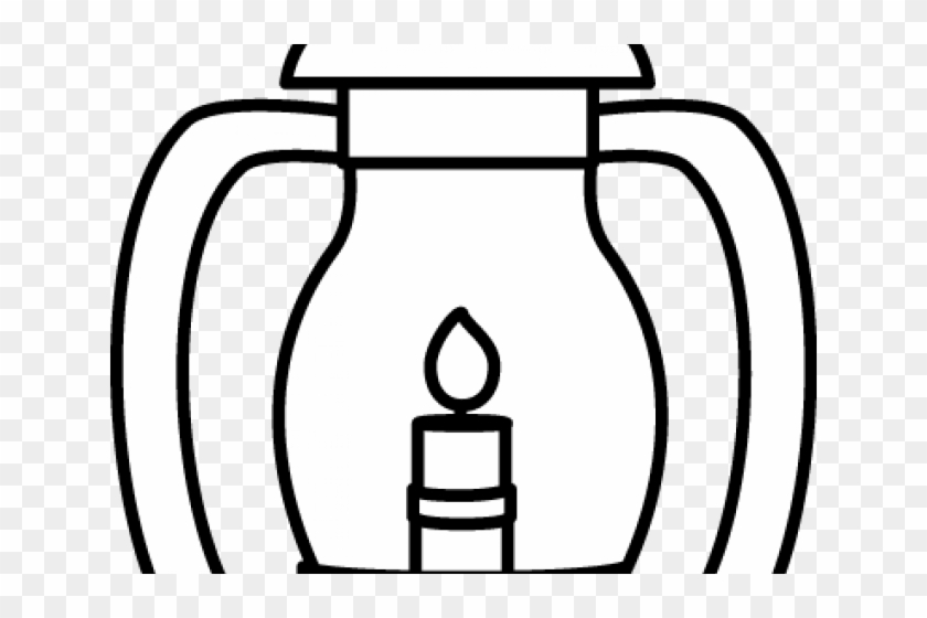 Lantern Clipart Black And White - Clipart Of A Lantern #941207