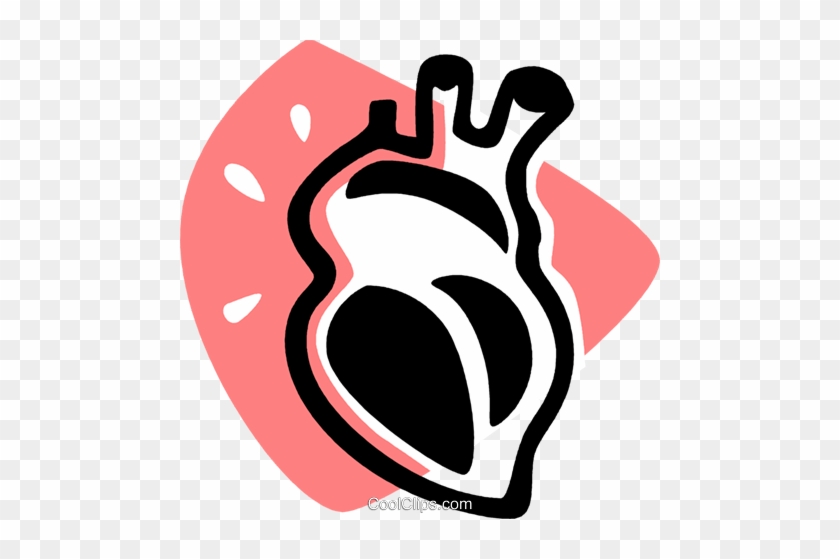 Human Heart Royalty Free Vector Clip Art Illustration - Human Heart Clipart #941323