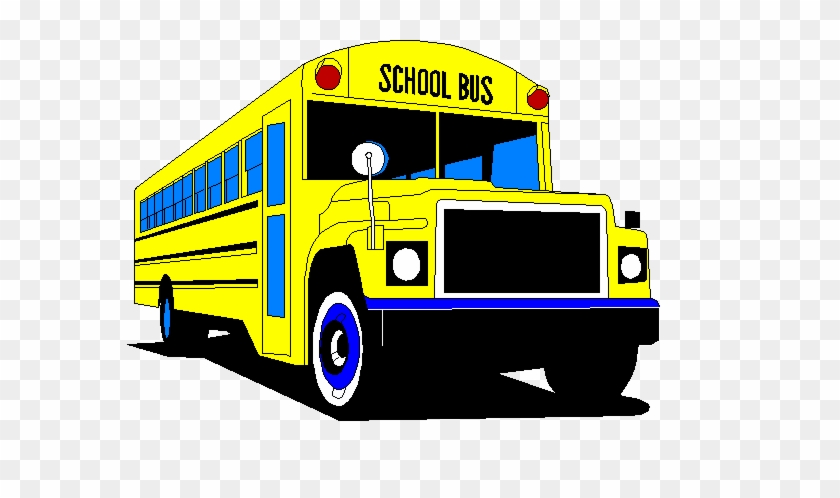 Free School Bus Front Clipart Image - School Bus Clip Art #941385