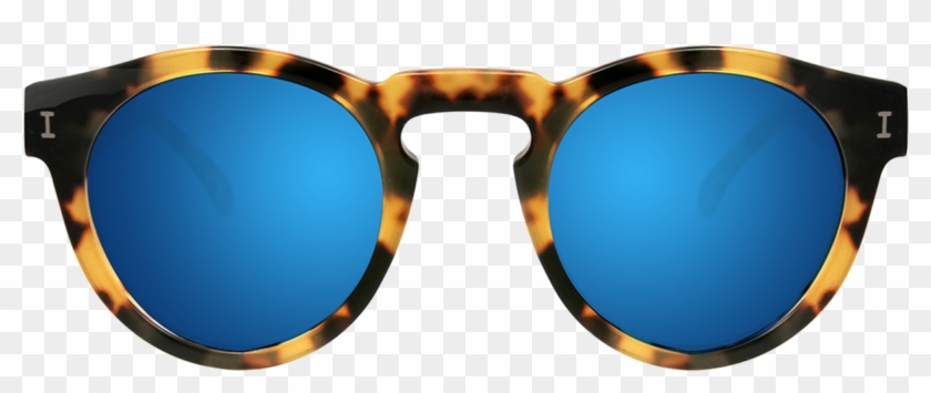 Sunglass Clipart Glass Lens - Blue And Tortoise Shell Sunglasses #941454