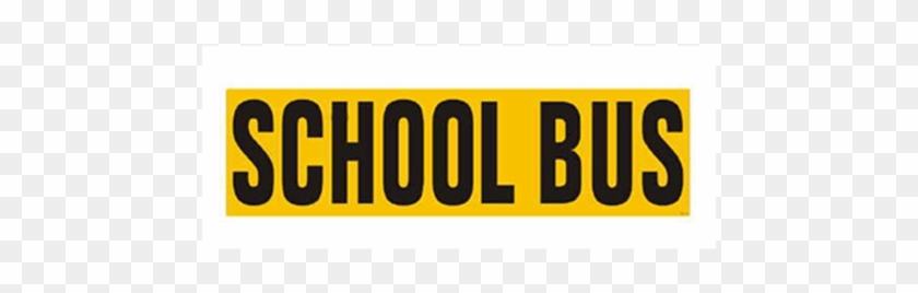 Magnetic "school Bus" Sign - Magnetic "school Bus" Sign #941507
