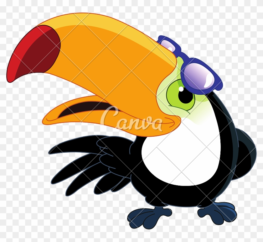 Cartoon Toucan - Rio Birds Coloring Book #941640