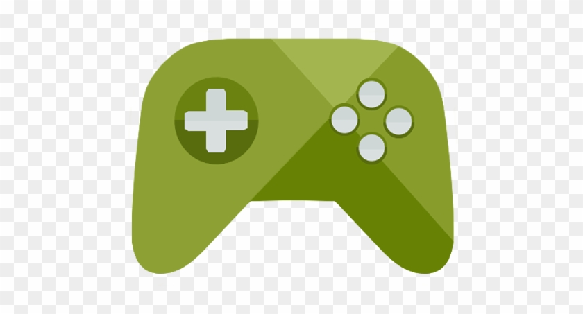 Play Games Icon Android Kitkat Png Image - Green Video Game Icon Transparent Background #941750