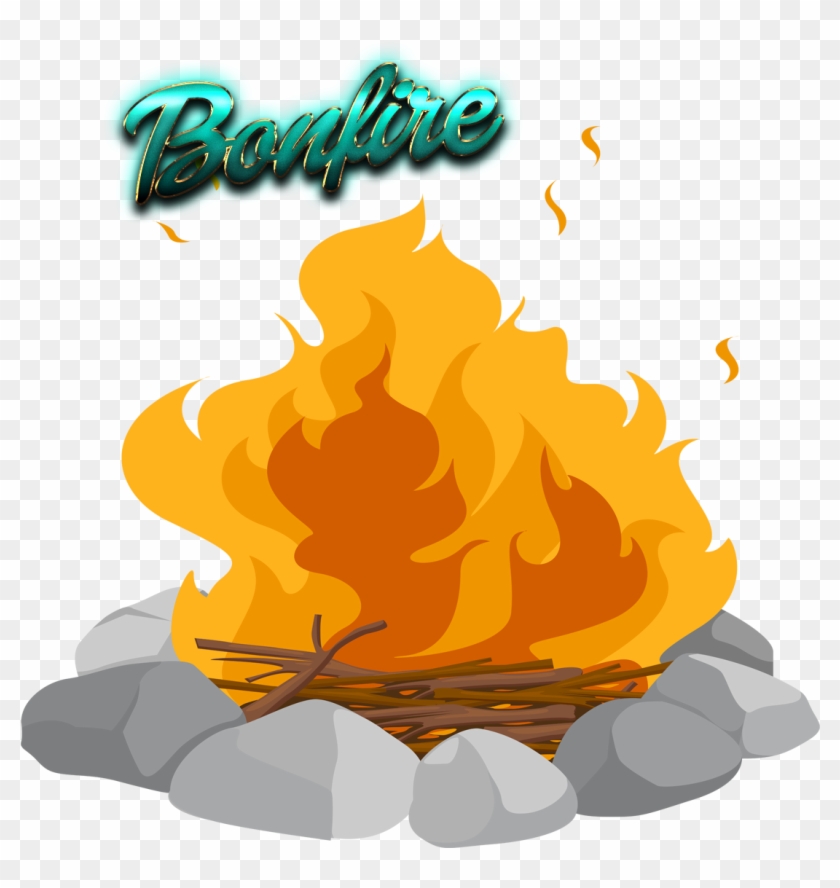 Bonfire Free Png Image - Campfire Vector #941861