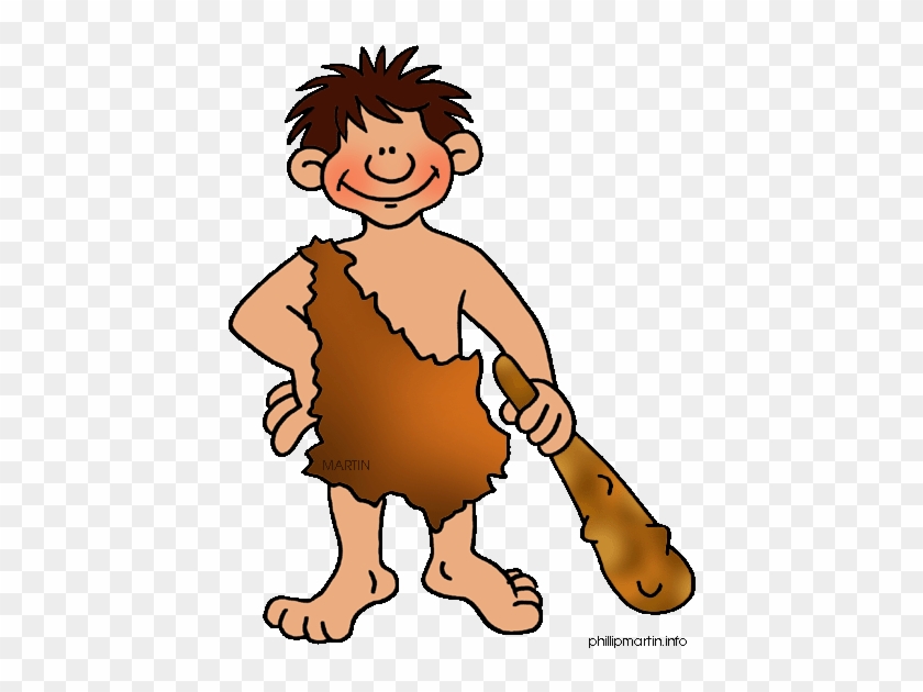 Bonfire Clipart Early Human - Early Man Animated #941864