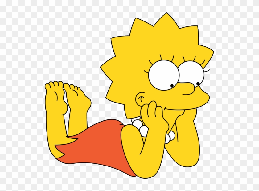 Lisa Simpson Bart Simpson Marge Simpson Maggie Simpson - Pies De Lisa S...