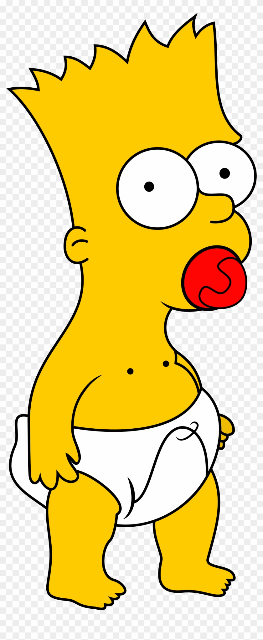 Bart Simpson Lisa Simpson Homer Simpson Maggie Simpson - Baby Bart Simpson Png #941942