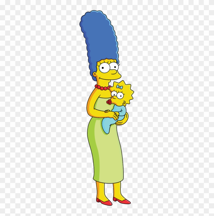 Marge Simpson - Maggie Simpson - Svg - Marge And Maggie Simpson #941990