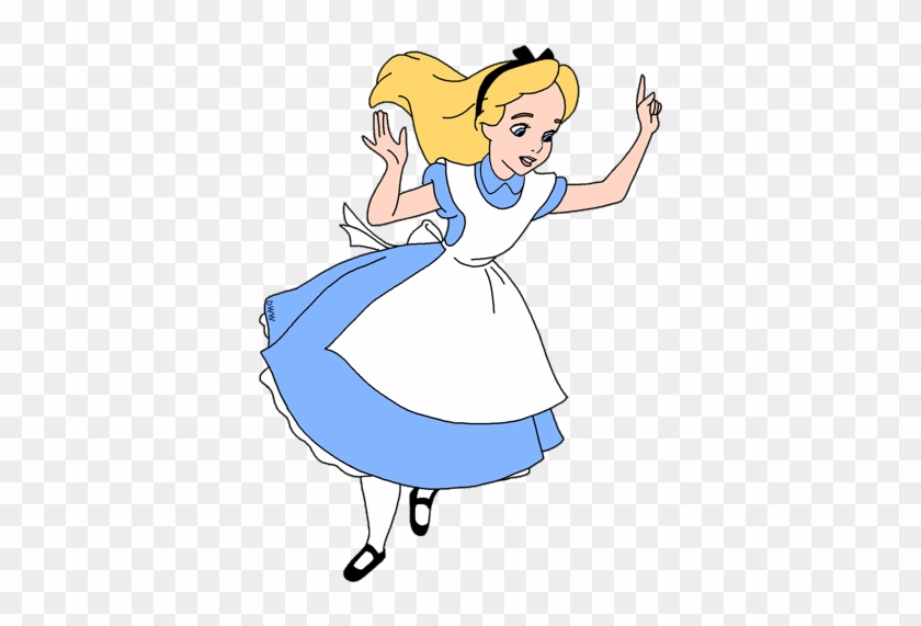 Flamingo Clipart Alice In Wonderland - Alice In Wonderland Alice Running #942034