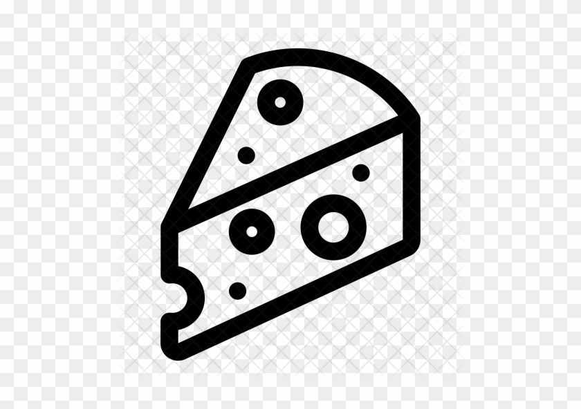 Cheese Slice Icon - Dairy Product #942066