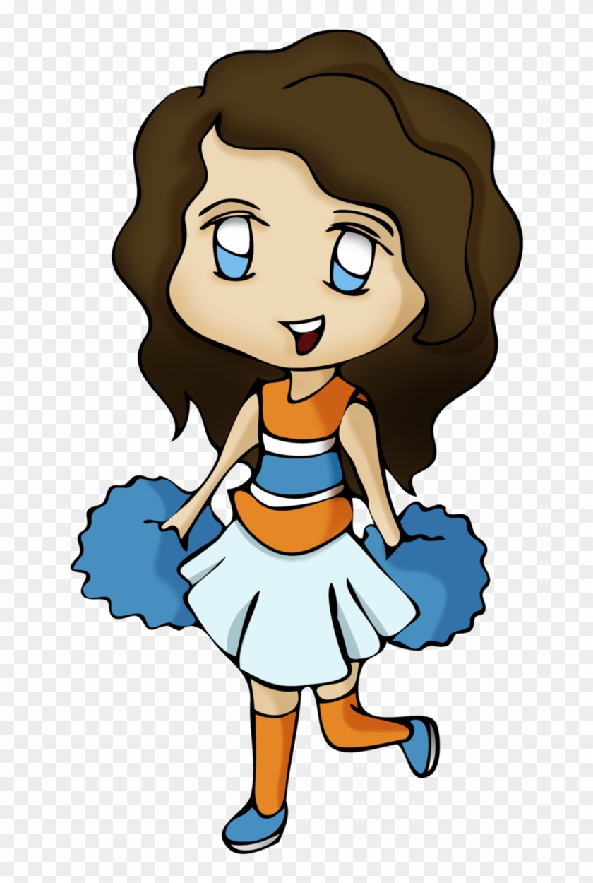 Cheerleader Chibi 2 By Moonriver87 - Cheerleader Chibi #942160