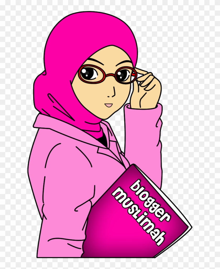 Islam Muslim Animation Cartoon - Guru Kartun Muslimah - Free Transparent  PNG Clipart Images Download