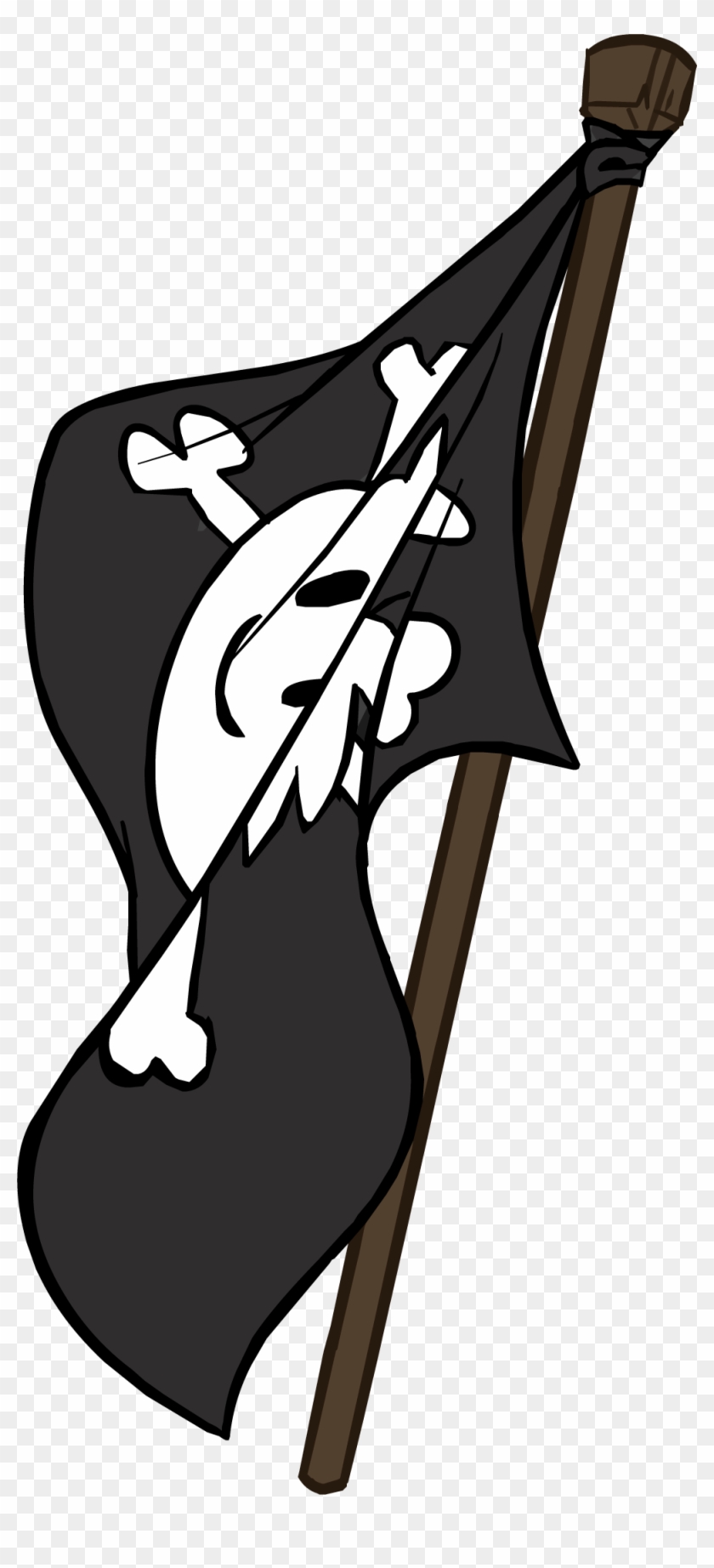 Pirate Flag - Club Penguin Pirate Flag #942220