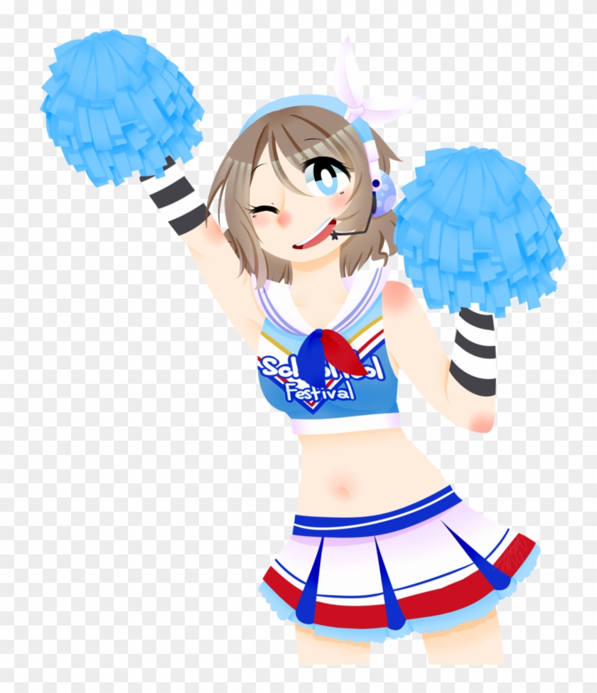 [lineless] Cheerleader You [watanabe You L Llsif] By - Pom-pom #942277